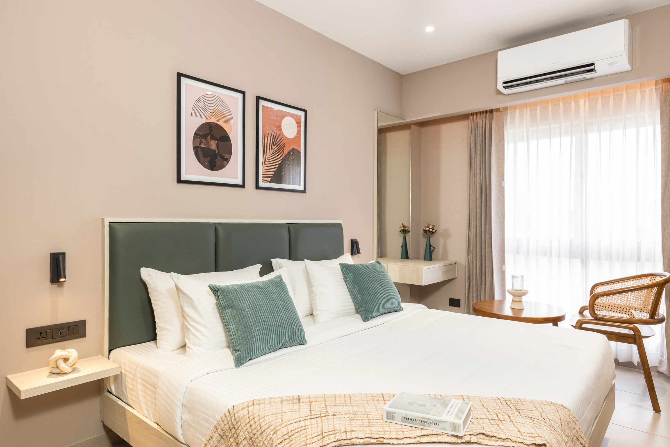 Elegant Double Room in Serviced Apartment – Altin Stays Coimbatore